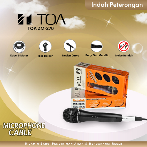 MICROPHONE TOA/MIKROFON TOA/MIKROFON MURAH/MIKROFON KABEL/MIC