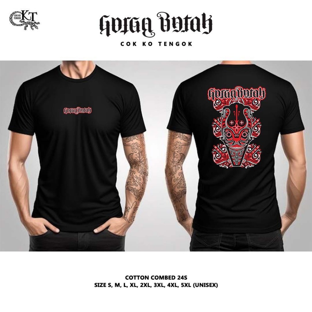 CKT Gorga Batak Kaos Batak Cok Ko Tengok Katun Combed 24s Premium Distro Basic Tshirt