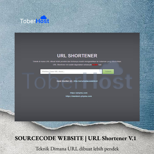 SOURCECODE WEBSITE | URL Shortener V.1 Teknik Dimana URL dibuat lebih pendek