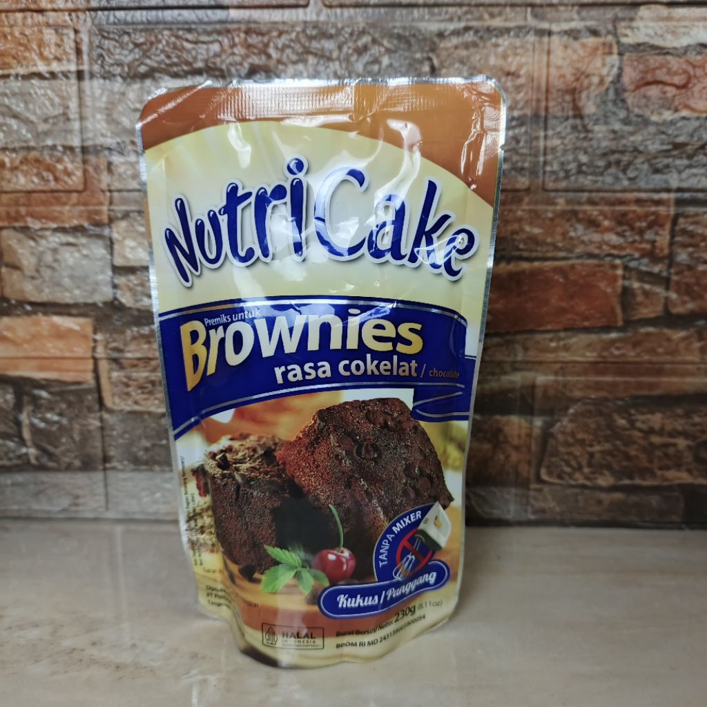 

Nutricake Premiks Untuk Brownies Rasa Coklat 230 gr