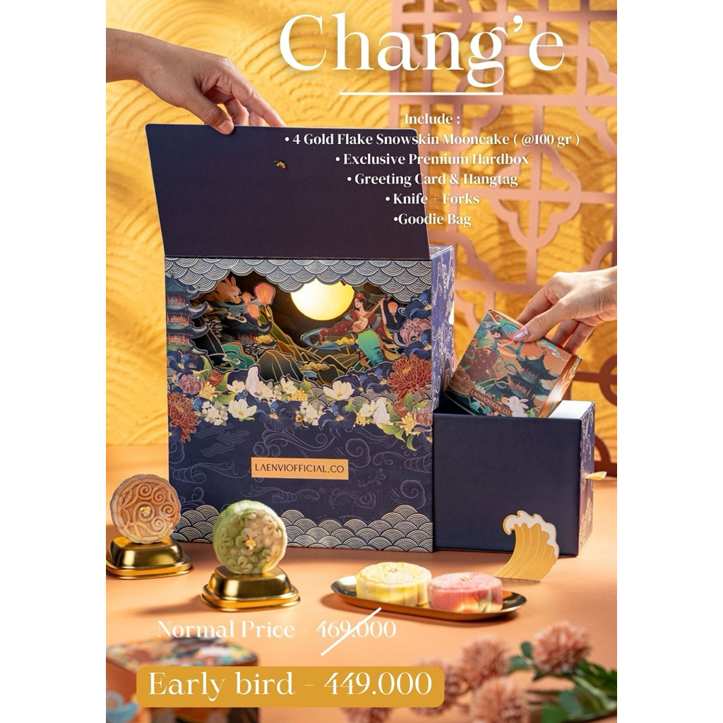 

CHANG’E MOONCAKE HAMPERS / PARSEL KUE BULAN / KUE BULAN HAMPERS / MOONCAKE SET