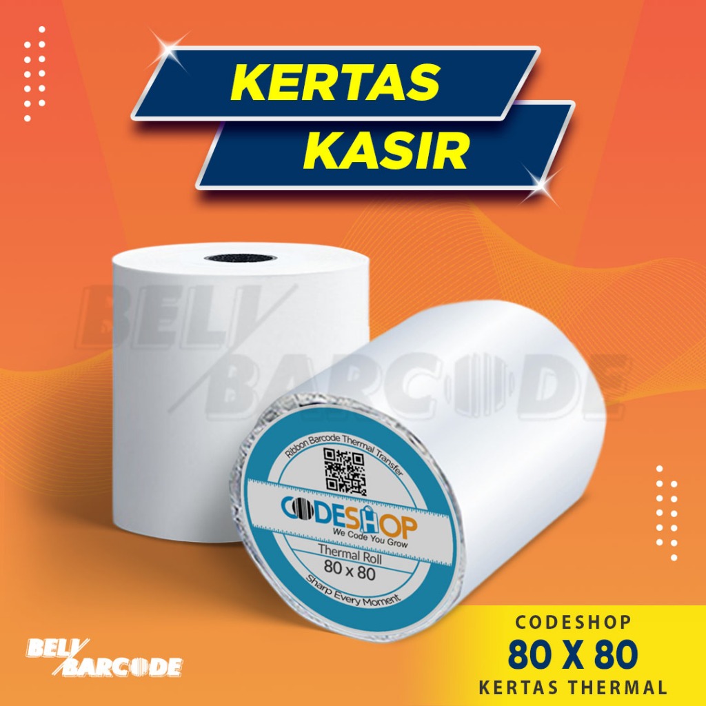 

80x80 Kertas Termal 80 x 80 mm Thermal Struk 80x80mm Paper Roll