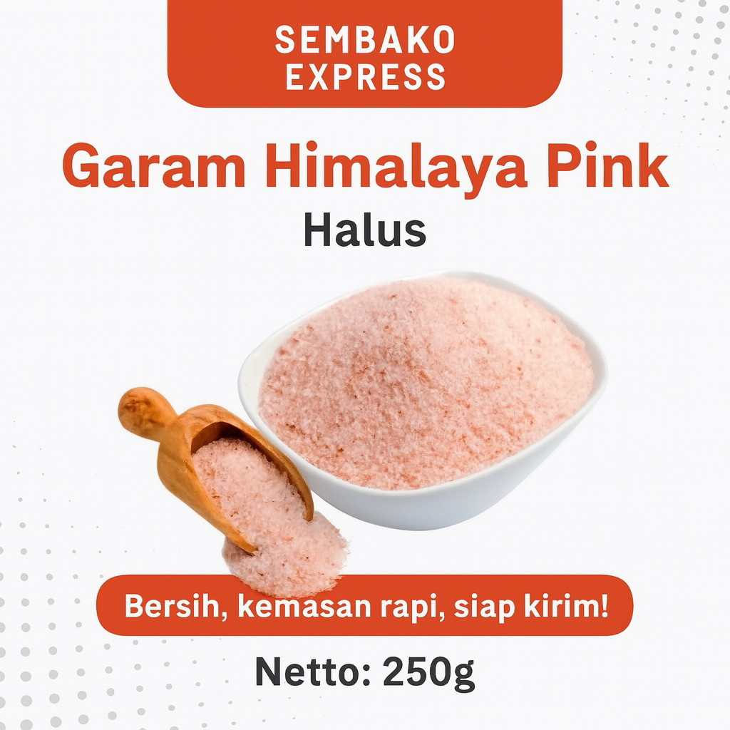 

Garam Himalaya Pink 250g Halus | Garam Sehat Alami – Sembako Express