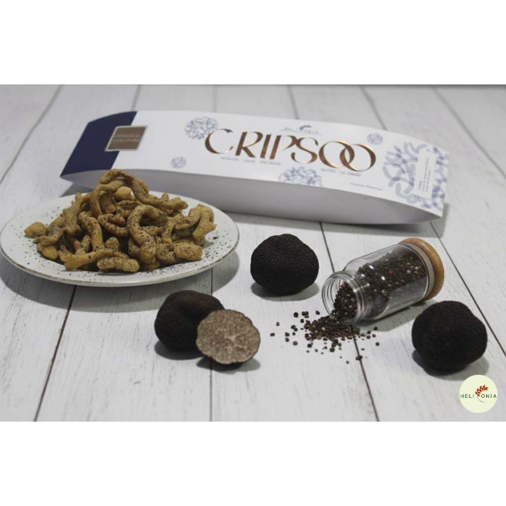 

CRIPSOO Keripik Usus Ayam Premium Rasa Rocky Truffle di Bandung