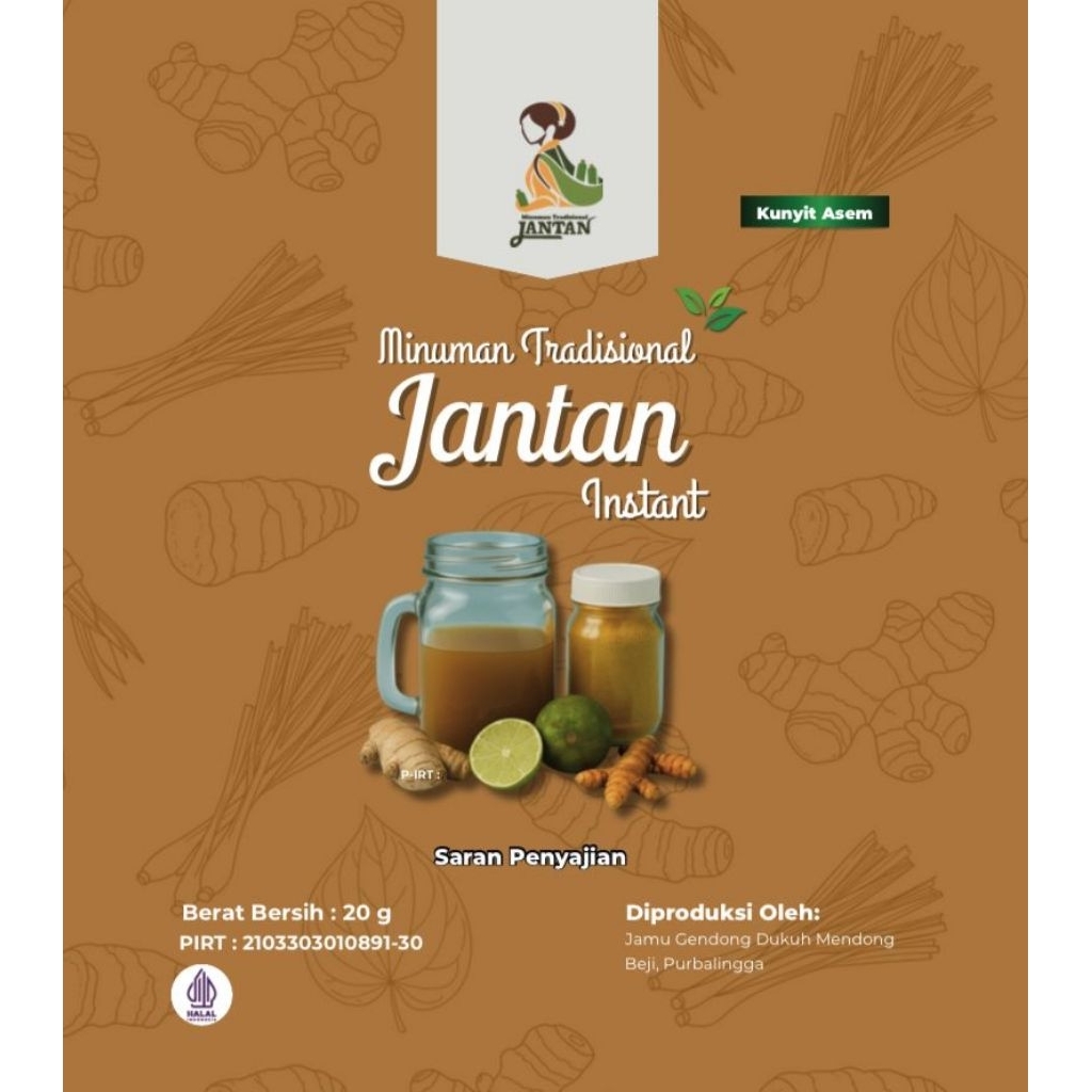 

Jamu Serbuk Rasa Kunyit Asem 20gr