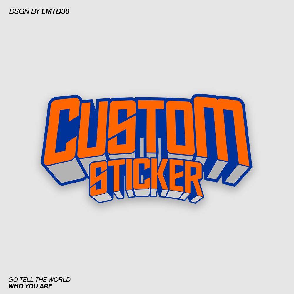 

Sticker Custom | Knicks - Design by Lmtd30 | Vinyl Glossy Waterproof
