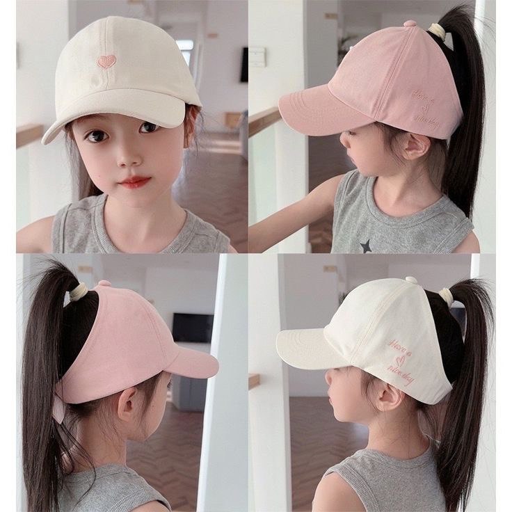 Topi anak model baru 1-7 tahun Topi sun visor bordir lucu Topi anak perempuan