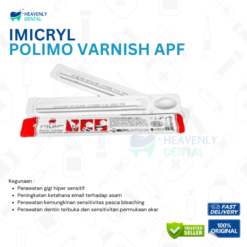 IMICRYL POLIMO FLUORIDE VARNISH / SERUPA 3M CLINPRO WHITE VARNISH ORIGINAL