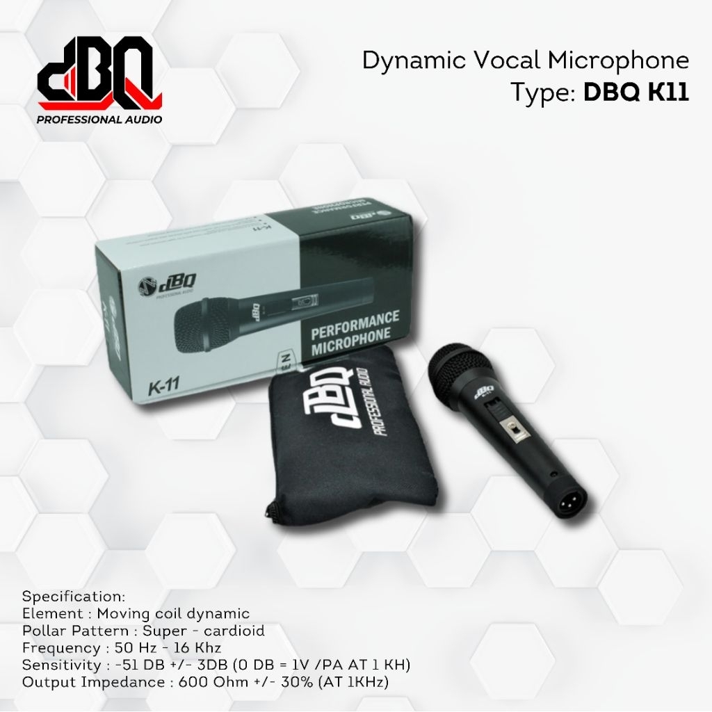 Microphone K11 BMA / Mic Vokal BMA / Mic K11 BMA