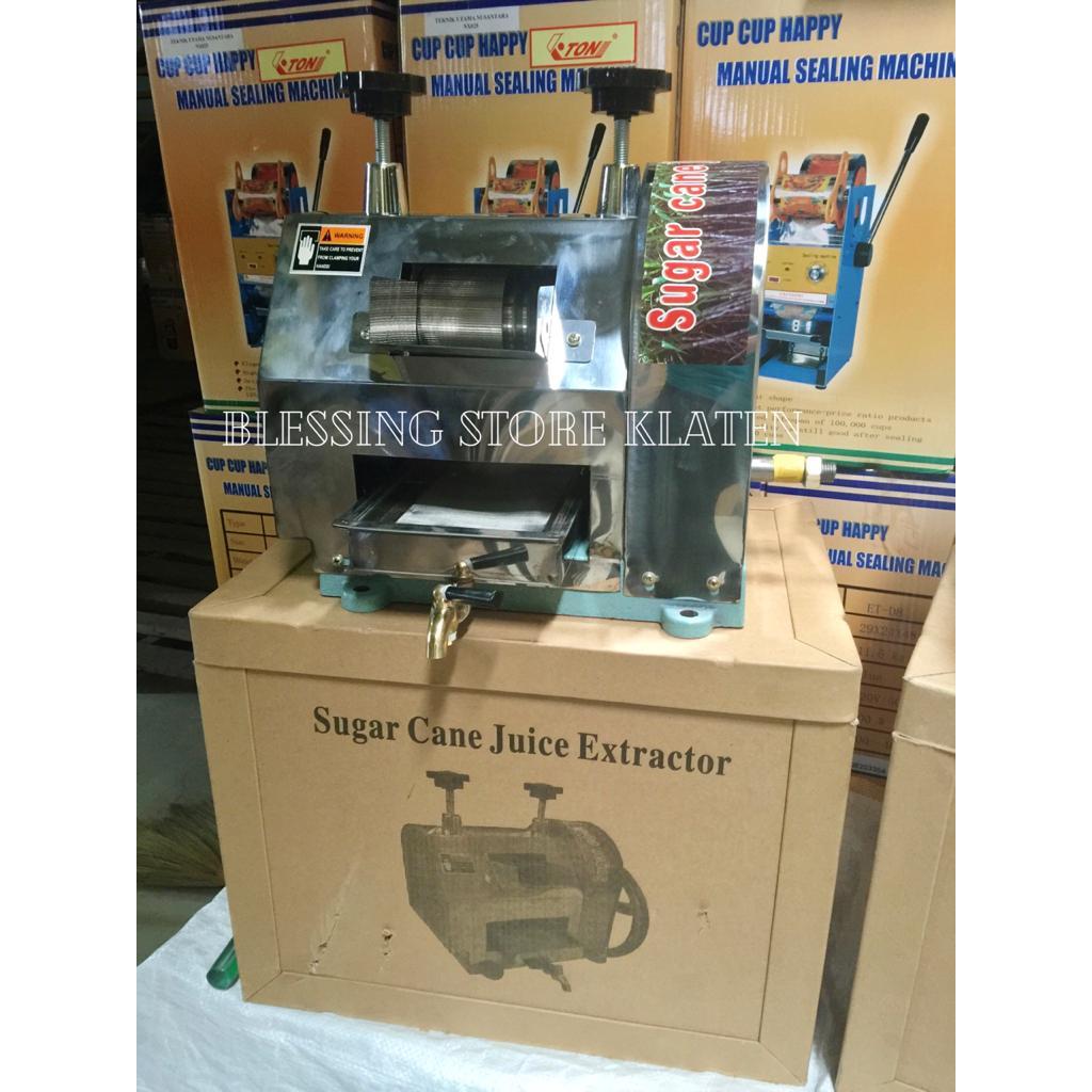 MESIN GILINGAN TEBU / MESIN PRESS TEBU + PISAU / SUGAR CANE + CUTTER 250 / ALAT PERAS TEBU MANUAL MO