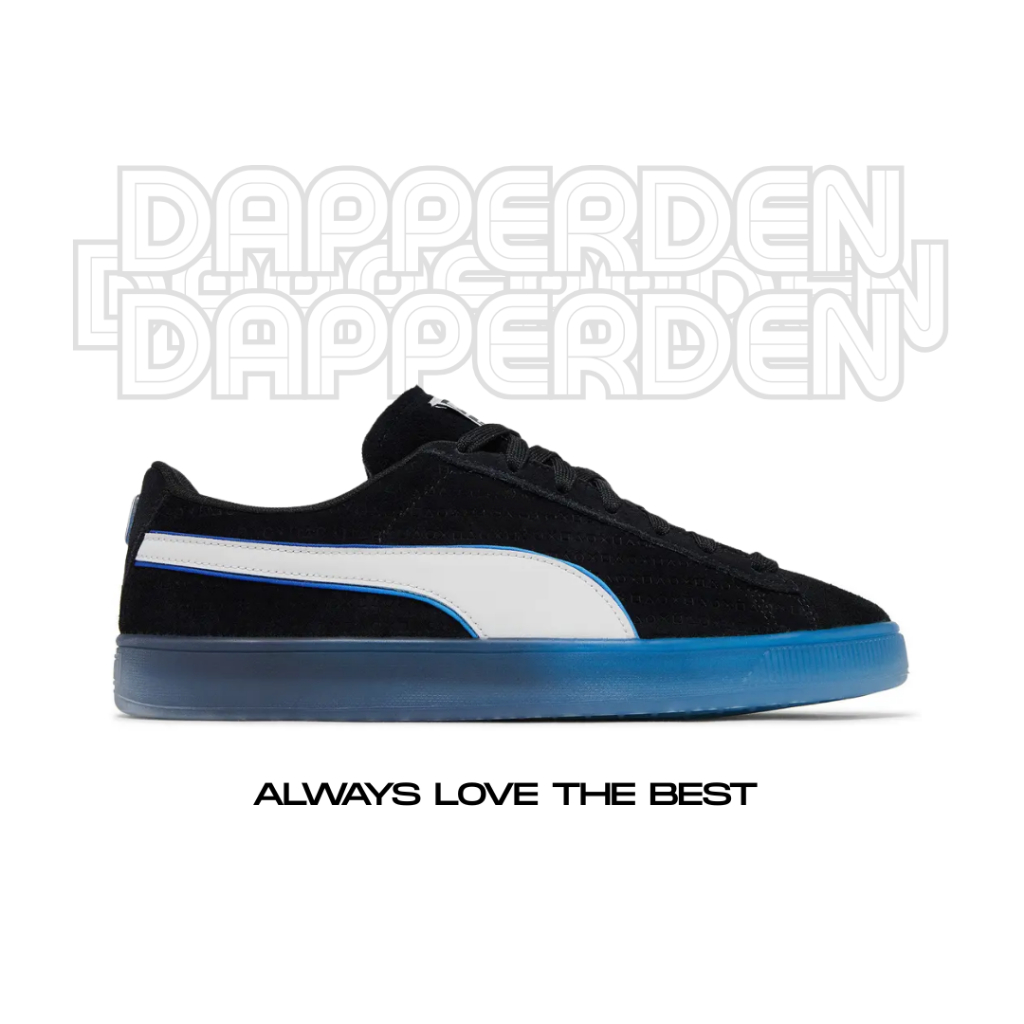 DAPPERDEN - Playstation x Puma Suede Black Glacial Grey