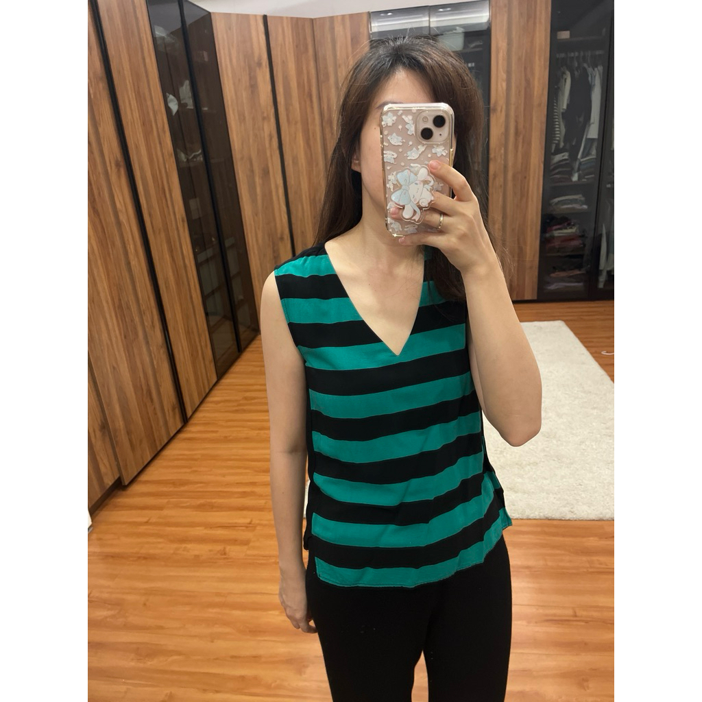 Mango stripe tank