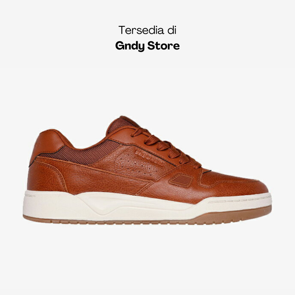Sepatu Sneakers Pria Skechers Koopa Craft Leather 183907/LUG Men