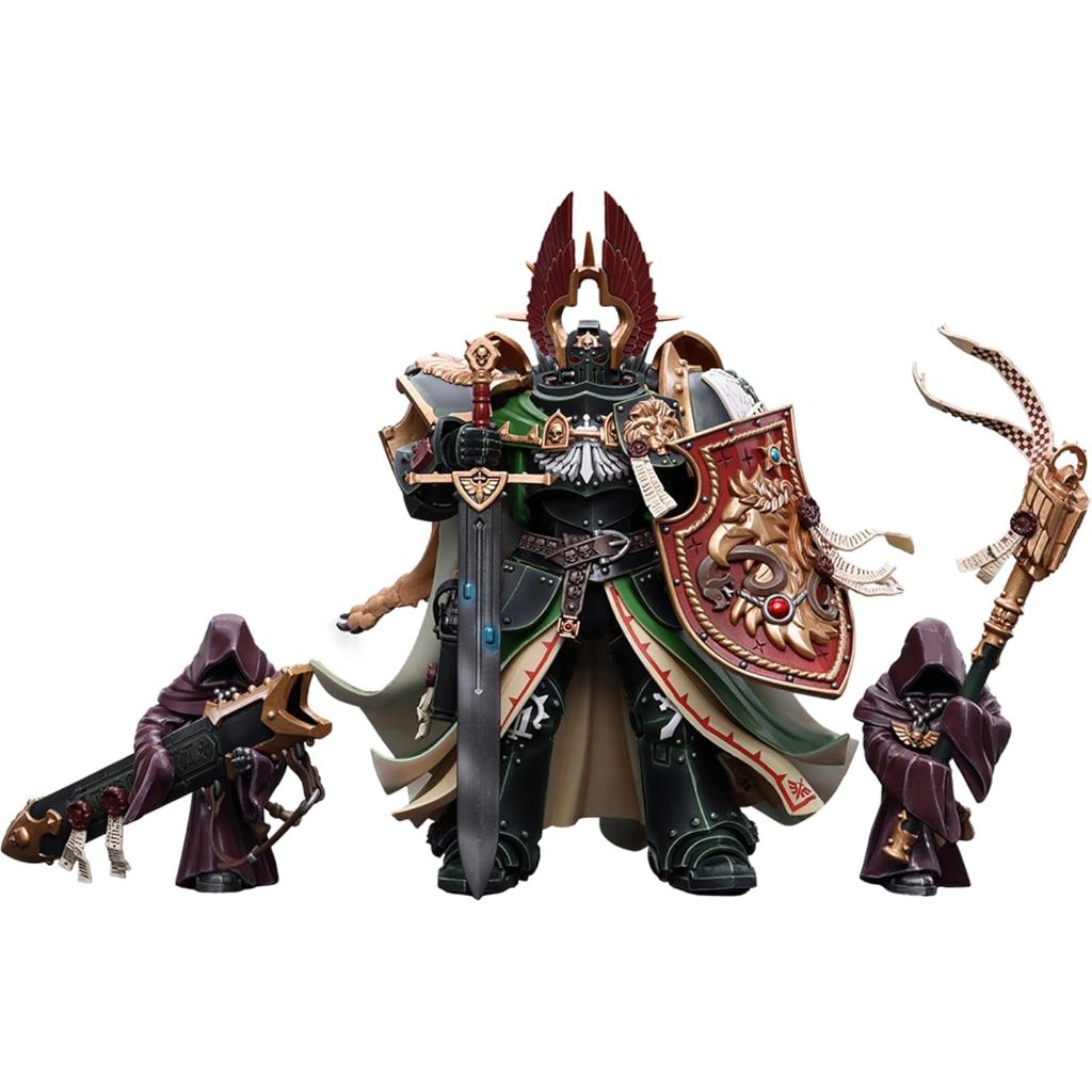 JOYTOY Warhammer 40k Dark Angels, Dark Angels Primarch Lion El‘Jonson 1/18 Action Figure Model