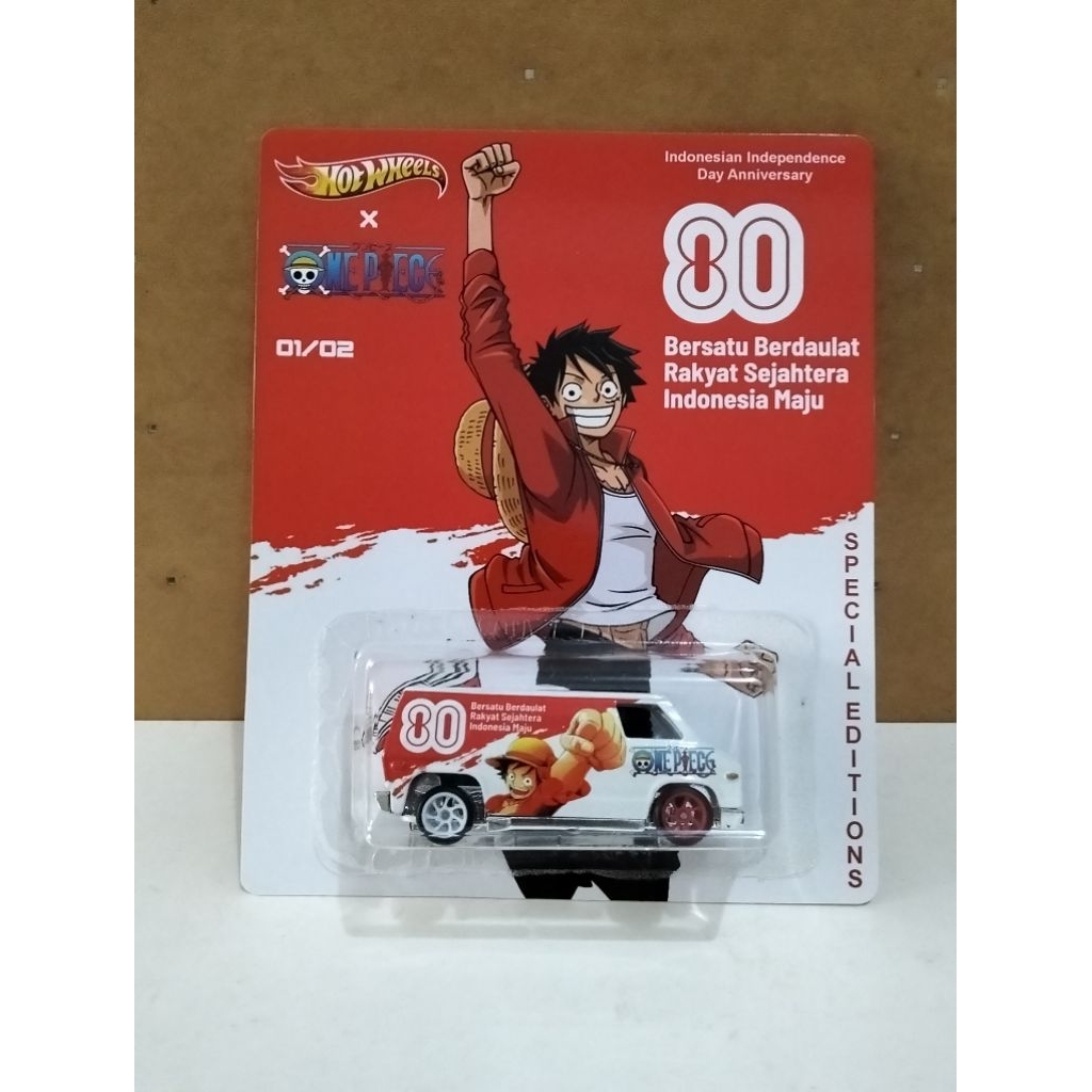 Diecast Custom 1/64 One Piece Indonesia 01 + card & protector