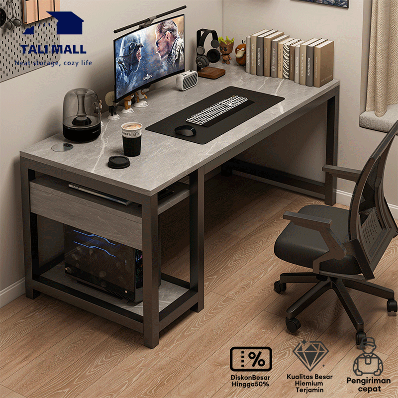 Meja Komputer 160cm Meja Gaming Minimalis Meja PC Meja Kerja Meja Laptop Meja kantor Minimalis