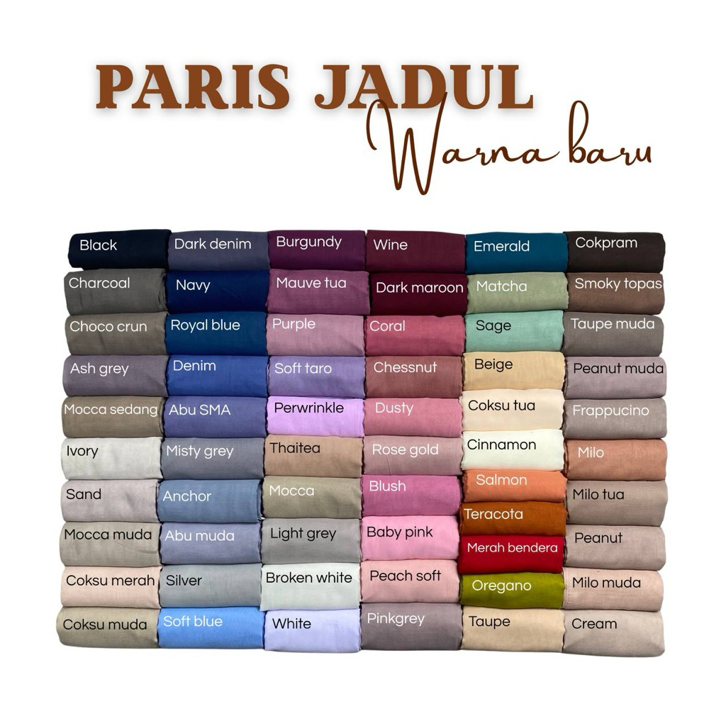 Hijab Paris Jadul // Hijab Paris Jadul Jepang // Hijab Paris Jepang Premium