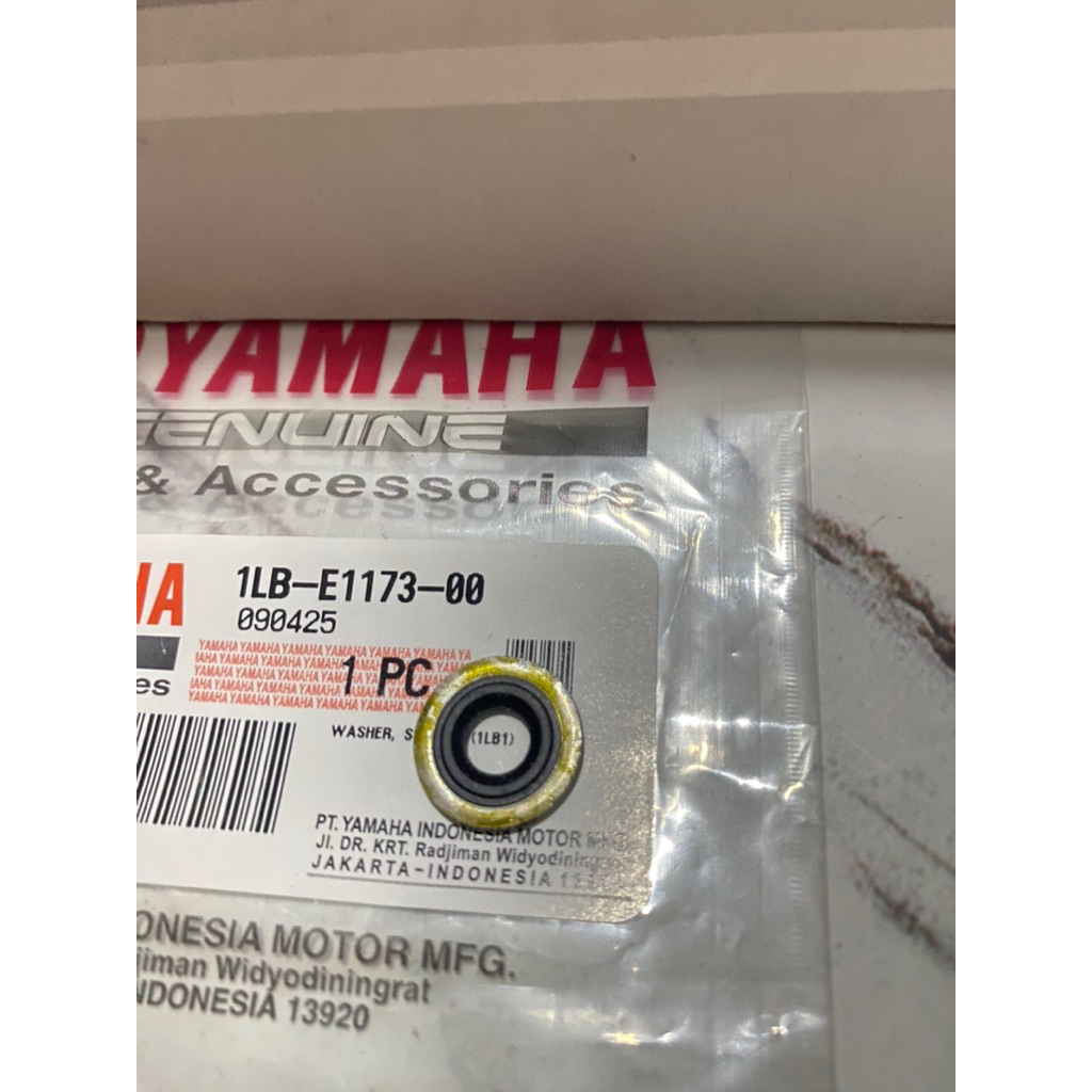 Washer Ring Tutup Klep Yamaha Mio J, Fino F1, X-Ride, Xeon RC, Aerox 125 Original YGP 1LB-E1173-00
