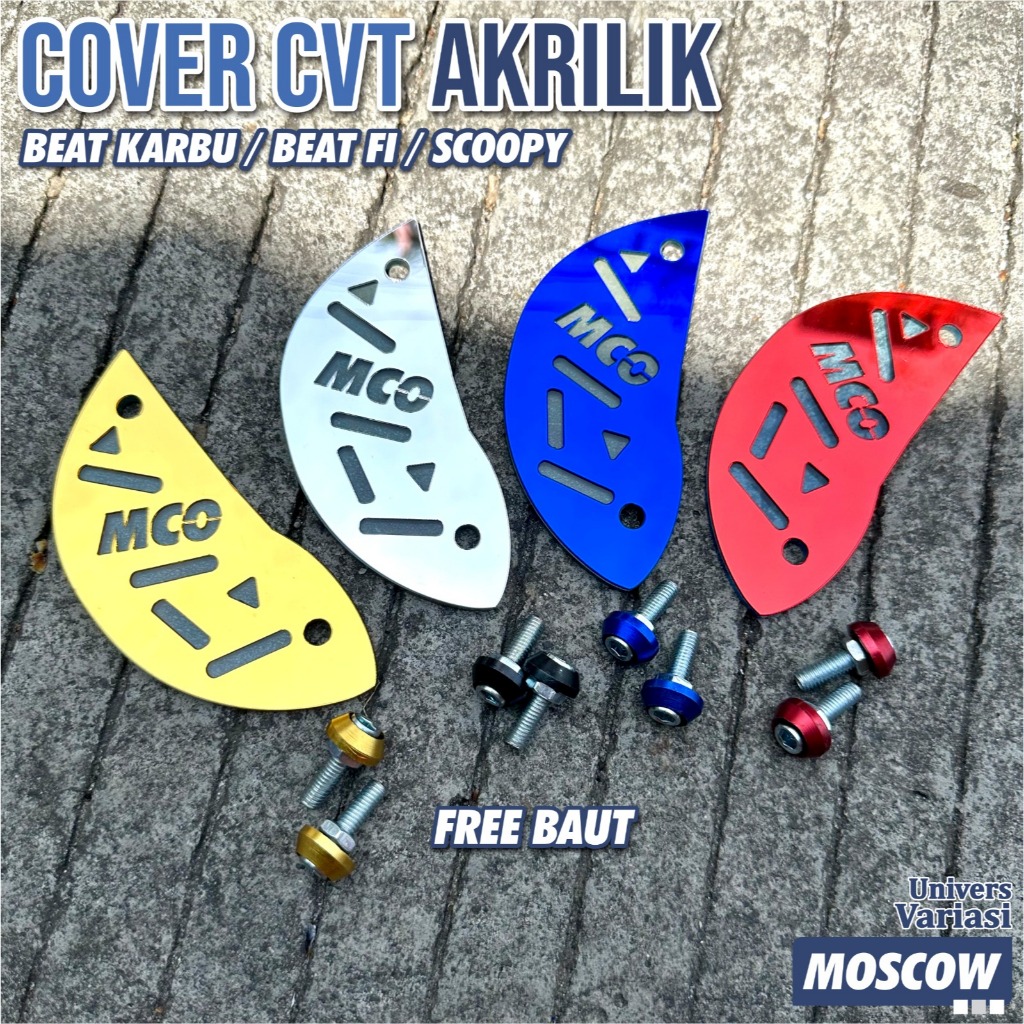 PENUTUP CVT BEAT KARBU 2008 - 2012 COVER CVT SCOOPY KARBU 2010 - 2013 CBS FACELIFT SW CW KARBURATOR 
