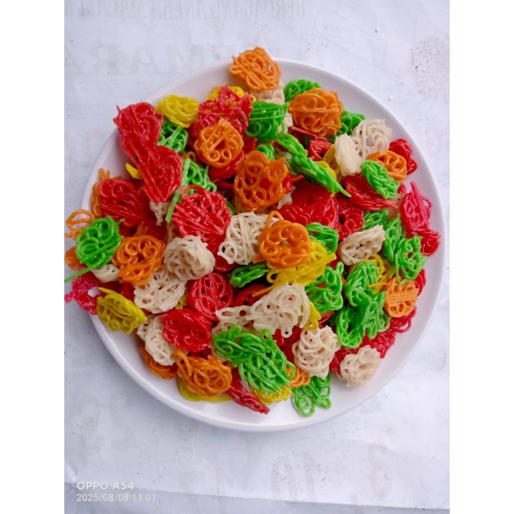 

PROMO GILAAAA...Kerupuk SN Keong Mentah Putih/Oren/Warna Warni