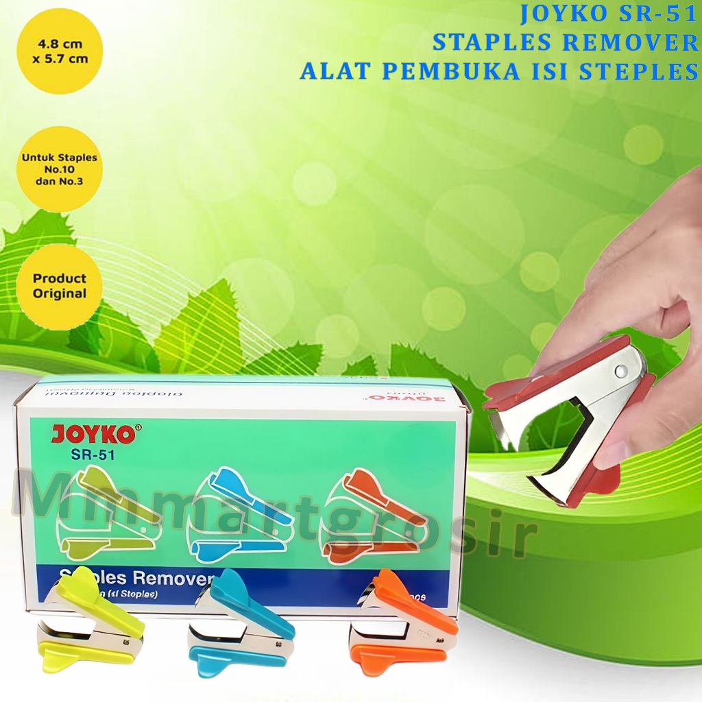 

Joyko / Staples Remover / Alat Pembuka Isi Steples Varian Warna / SR-51