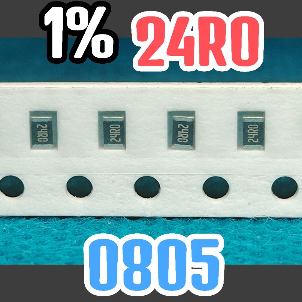 10pcs Chip resistor smd 24R0 240 1% size 2012 0805 24ohm 24 ohm
