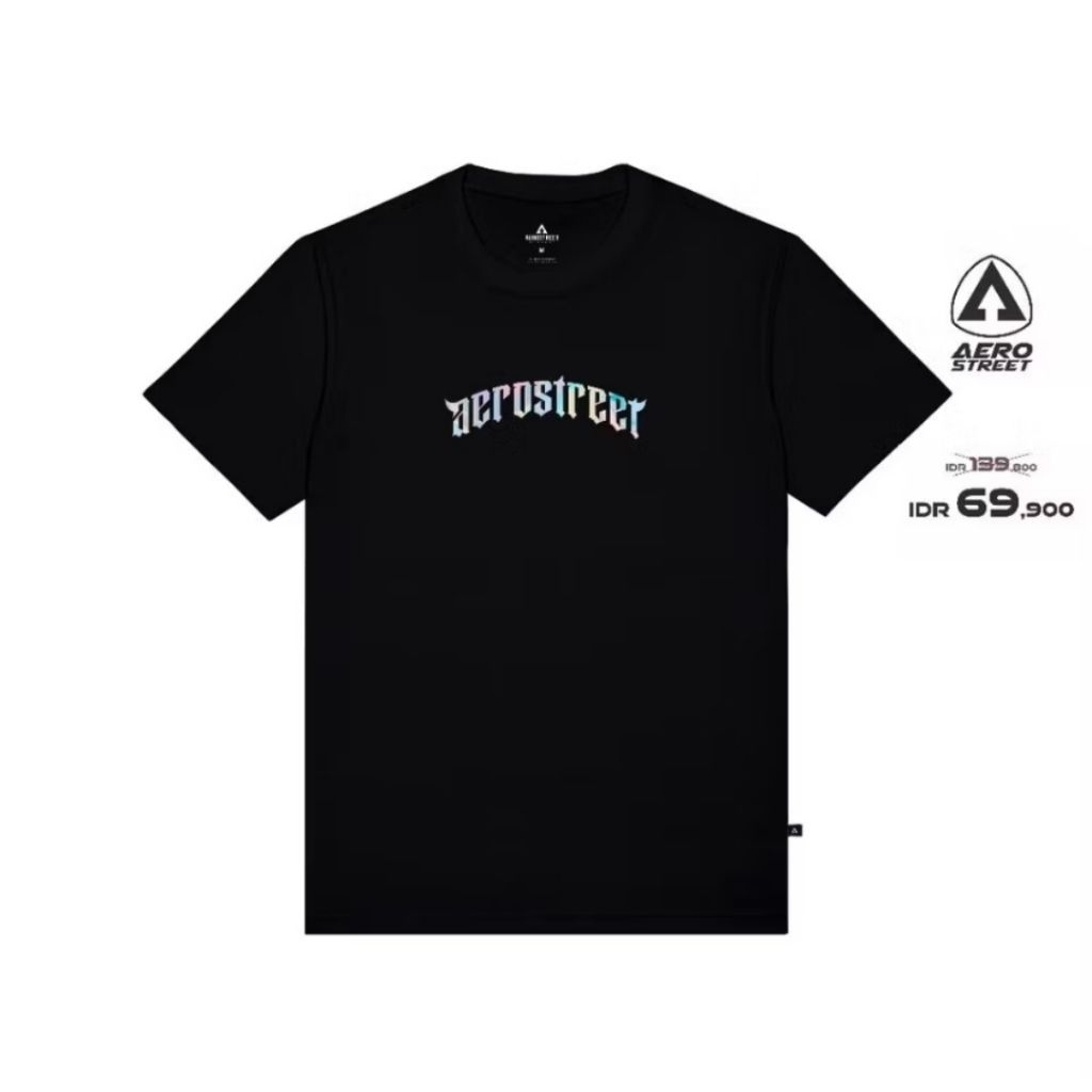 Kaos Aerostreet Aerogram Original Hitam Size XL Second like.