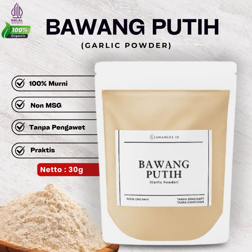 

Bawang Putih Bubuk Sachet - Garlic Powder 30g