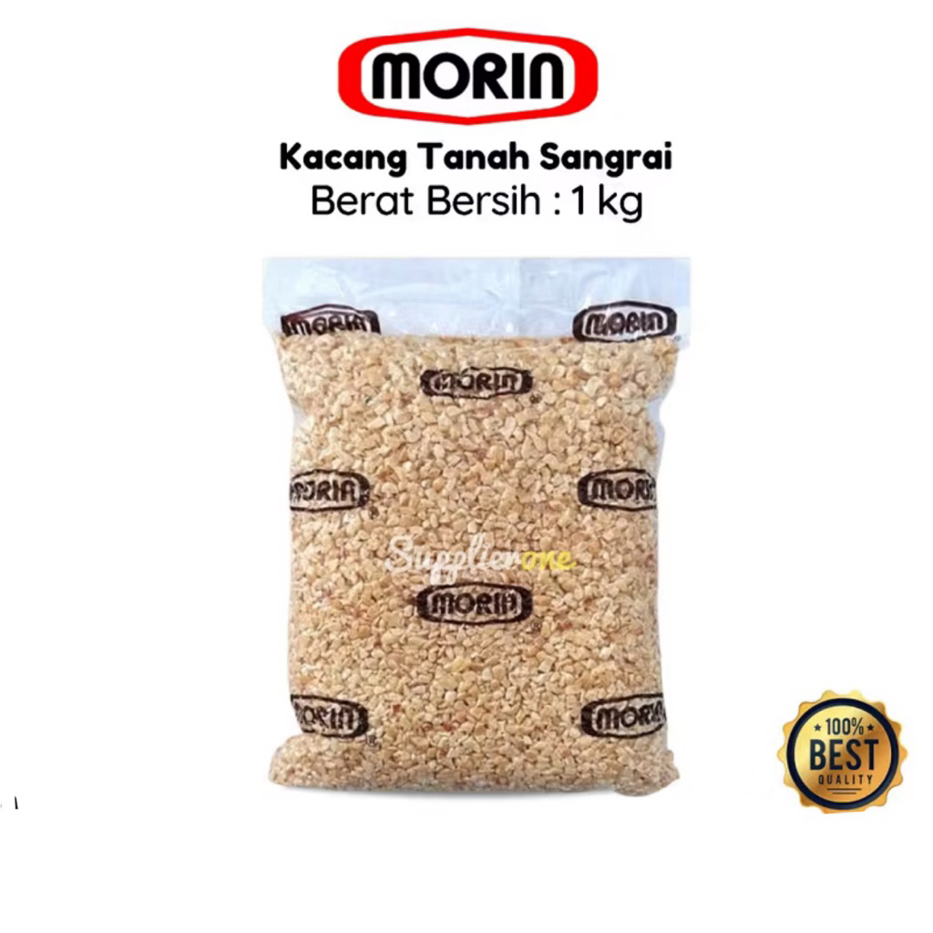 

MORIN KACANG SANGRAI CINCANG KASAR 1 KG / MORIN NOTDONUT PEANUT 1 kg