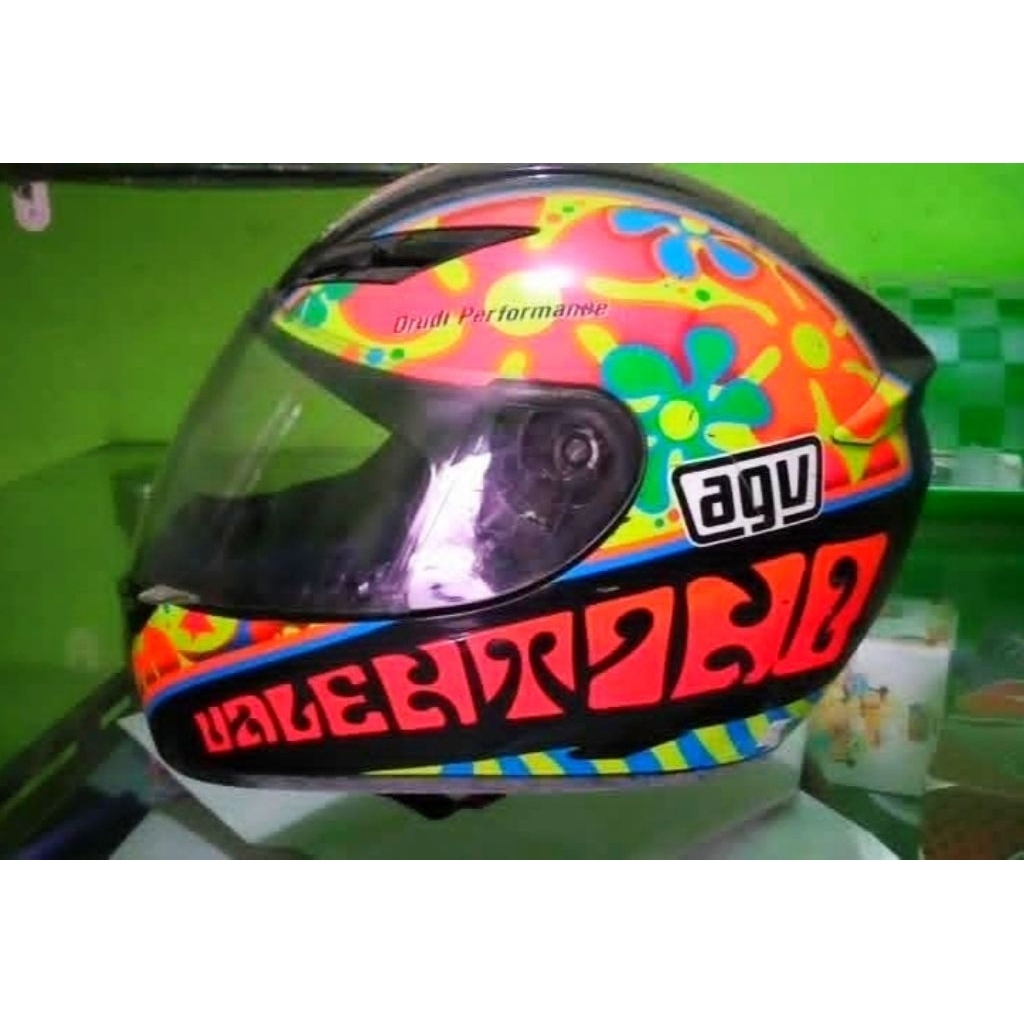 helm AGV K3 Helm full face AGV K3 VR46 original Valencia series