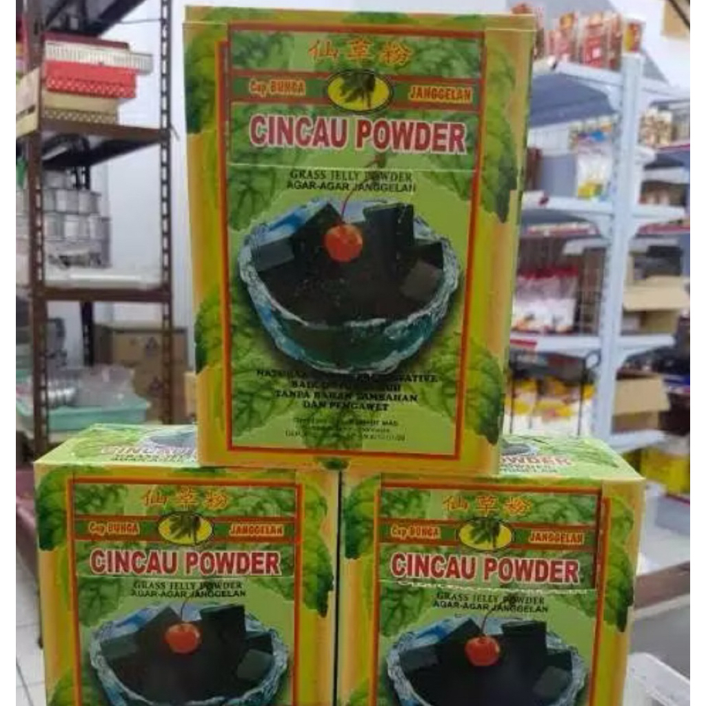 

Cincau powder Eceran per Sachet