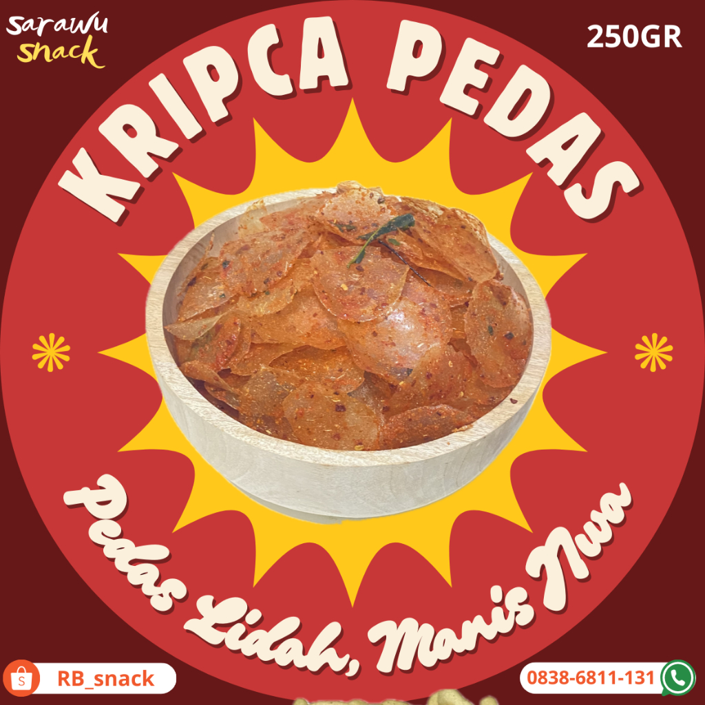 

KRIPIK KACA PEDAS DAUN JERUK GURIH MURAH 250 gram