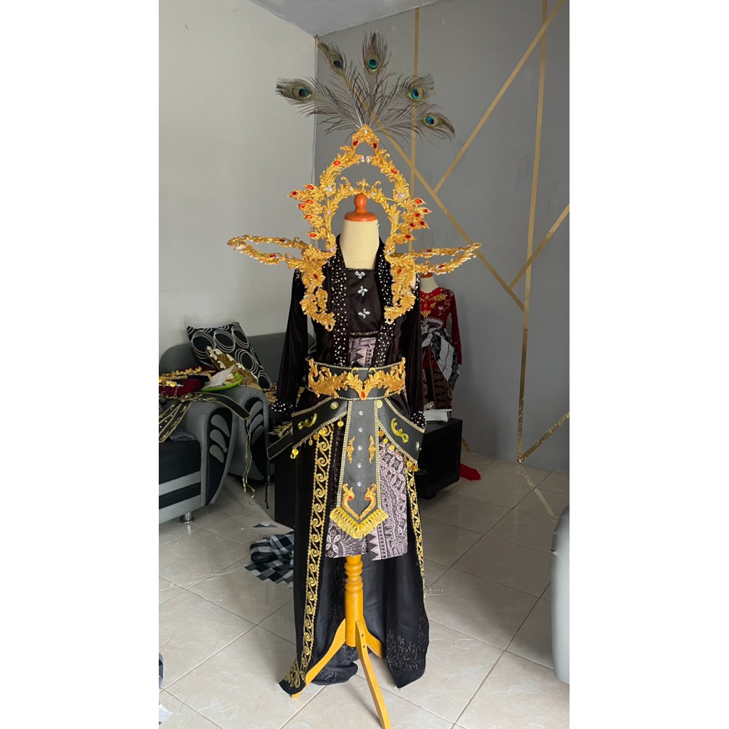 Mahkota Maskot Karnaval Bulu Merak/Mahkota Bulu Merak/Mahkota Maskot Bulu Merak/