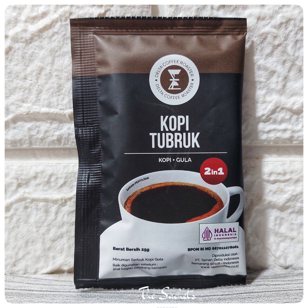 

Delta Coffee Roaster Kopi Tubruk 2in1 Kopi + Gula Sachet