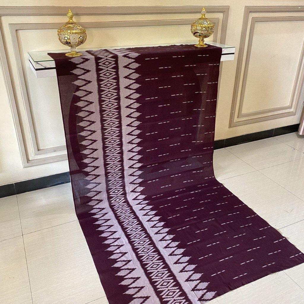 Kain Meteran Hitam Putih Motif Batik Bahan Katun Panjang 2 Meter