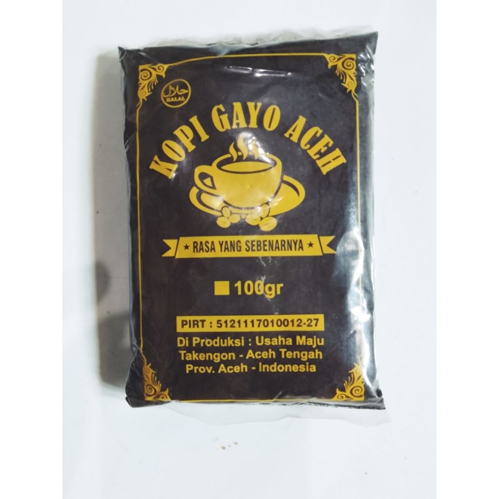 

100 Gram Bubuk kopi halus Gayo Aceh