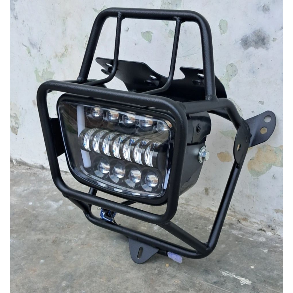 Headlamp Lampu depan trail custom model daymaker oval TS125 WR155 KLX150 230 CRF150 YT 155