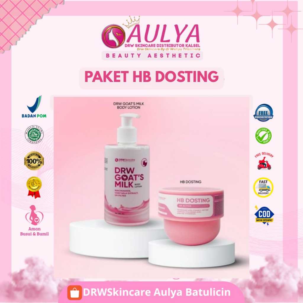 PAKET HB DOSTING [Goat's BodyLotion+HB Dosting] BPOM