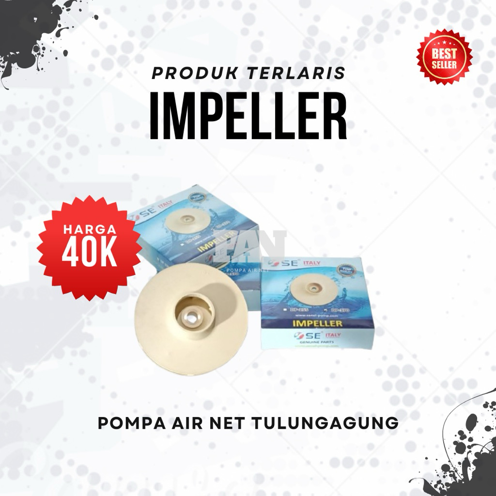 Impeler Kipas Pompa Air Jet Pump 100/108/255/370