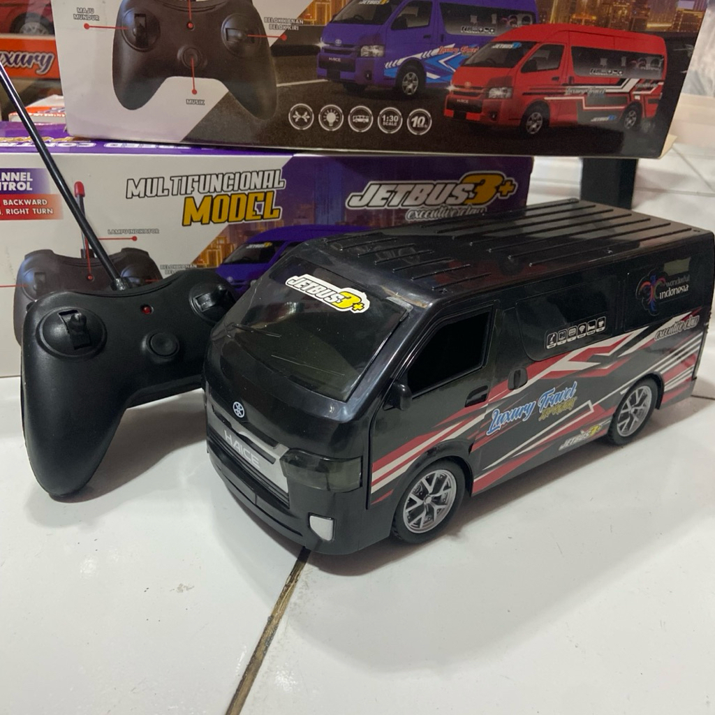 New Deals Mobil Remote Control Hiace Travel Car Rc Basuri Telolet Mainan Mobil Rc