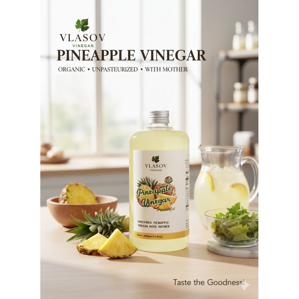 

VLASOV Cuka Nanas with Mother 500ml