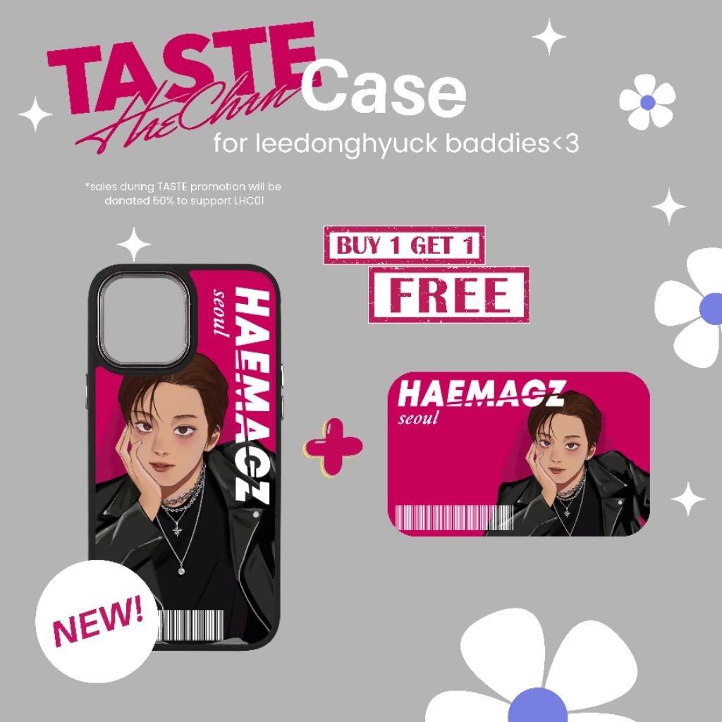[PO] BUY 1 GET 1 - Haemagz Haechan Phone case black bumper for iphone and android | Samsung, Oppo, V