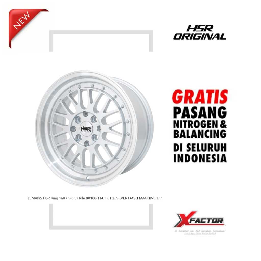 VELG MOBIL R16 HSR LEMANS HSR R16X7.5/8.5 H 4X100 - 4X114,3 ET30 SDML