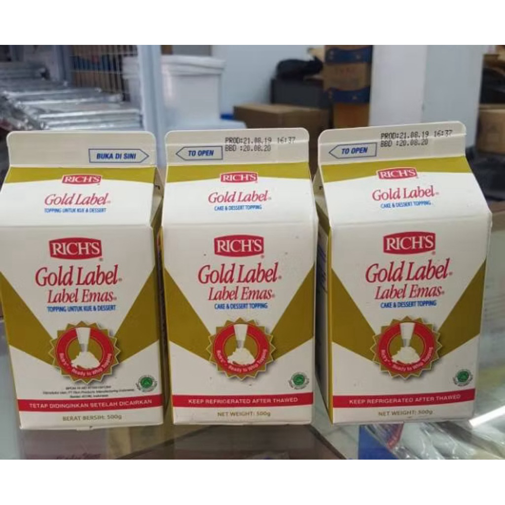 

Whipping Cream Richs Gold Label 500grm