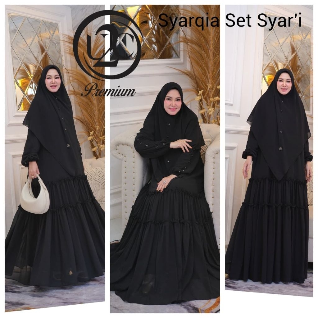 SYARI SYARQIA  PREMIUM By Butik U2C MEWAH GAMIS SYARI TERBARU BEST SELLER GAMIS MOSLEM WEAR