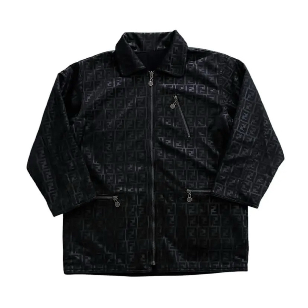 Fendi Zuca Monogram Reversible Black