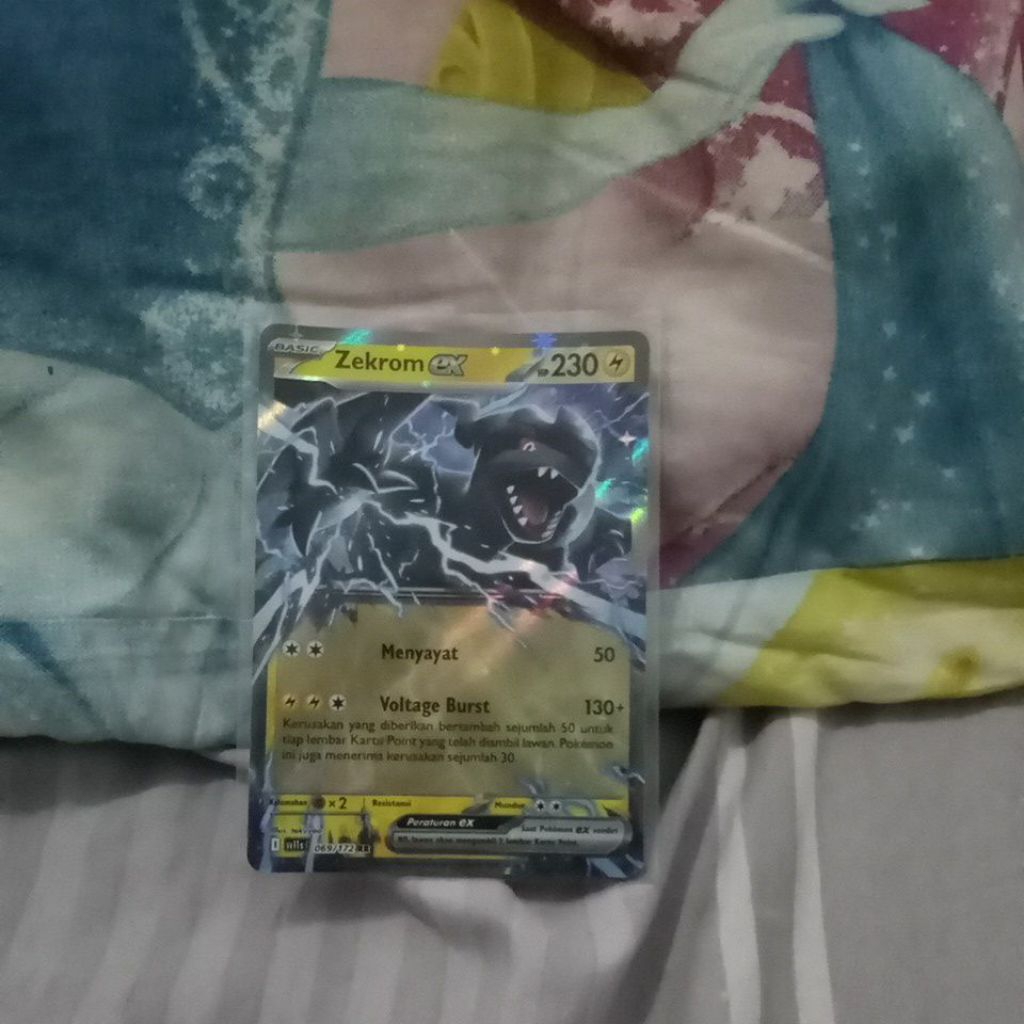 zekrom ex rr 069/172 Hitam dan Putih bahasa Indonesia