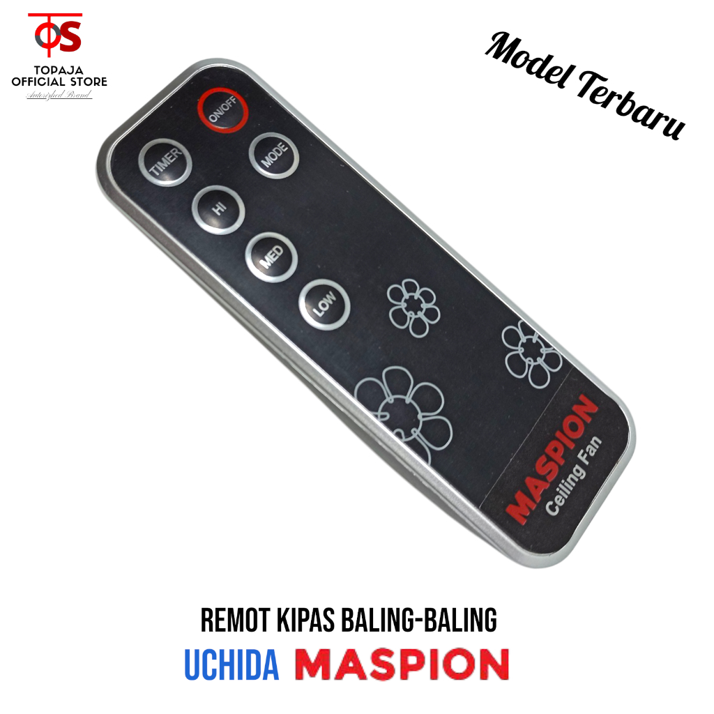 Remot Kipas MASPION UCHIDA Gantung Plafon - Remot Kipas Angin UCHIDA Baling-baling CF-261R CF-5603RC