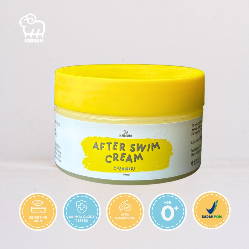 KHNUM AFTER SWIM CREAM VITAMIN EXTRA MOISTURIZING | Vitamin Kulit Anak Aman Untuk Kulit Kering Sensi