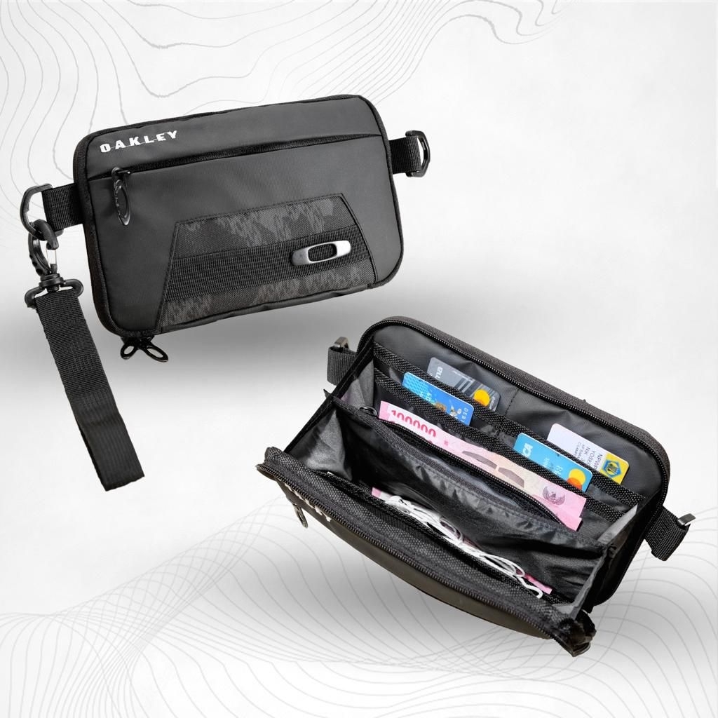 OAKLEY HANDBAG OAKLEY 2 IN 1 TAS TANGAN OAKLEY POUCH OAKLEY TAS SELEMPANG OAKLEY WAISTBAG OAKLEY HAN